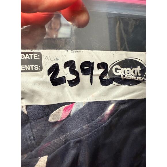 Torrid navy floral chiffon layered ruffle tank top womens 4X fairy career office - Picture 11 of 11